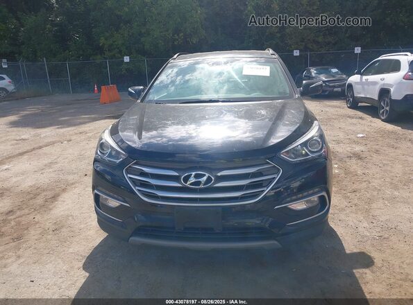 5NMZUDLA2JH093080 2018 HYUNDAI SANTA FE SPORT Black 