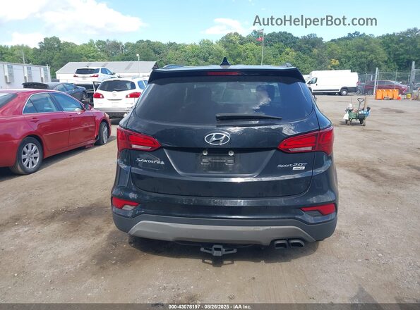 5NMZUDLA2JH093080 2018 HYUNDAI SANTA FE SPORT Black 