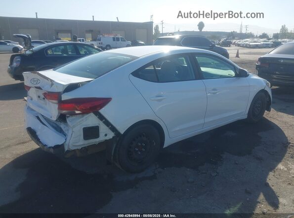5NPD74LF2JH250560 2018 HYUNDAI ELANTRA White 
