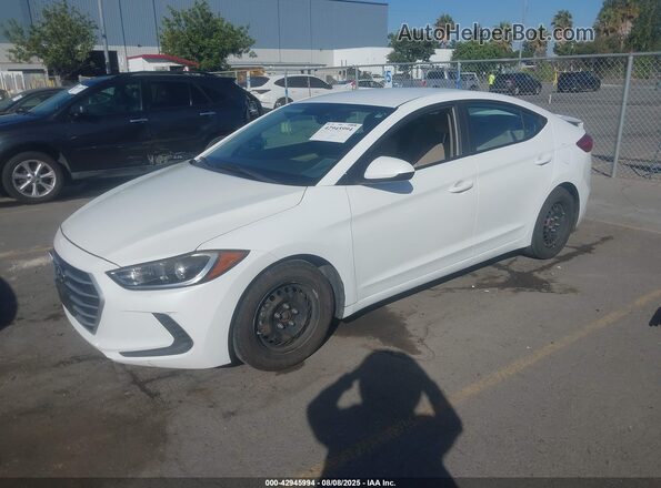 5NPD74LF2JH250560 2018 HYUNDAI ELANTRA White 