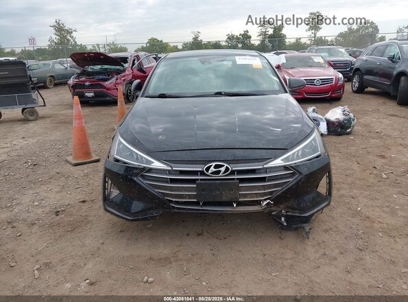 5NPD74LF2LH525475 2020 HYUNDAI ELANTRA Black Widok wnętrza z tyłu