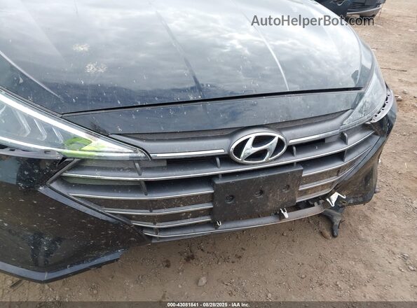 5NPD74LF2LH525475 2020 HYUNDAI ELANTRA Black Widok zestawu wskaźników