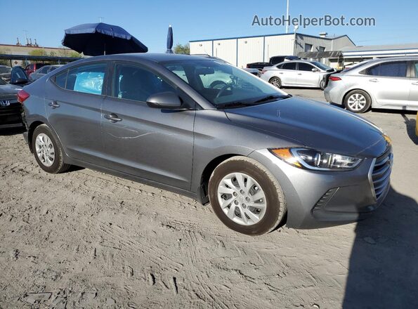 5NPD74LF3JH271224 2018 HYUNDAI ELANTRA Серый 