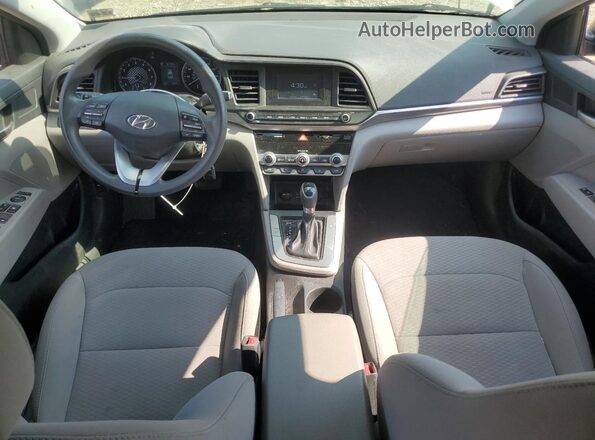 5NPD74LF3LH604928 2020 HYUNDAI ELANTRA Серый Вид панели приборов