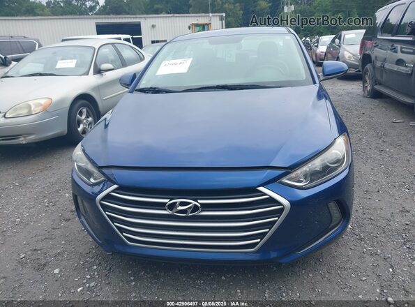 5NPD84LF0JH286566 2018 HYUNDAI ELANTRA Blue 
