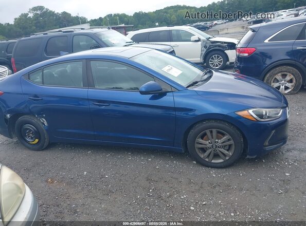 5NPD84LF0JH286566 2018 HYUNDAI ELANTRA Blue 