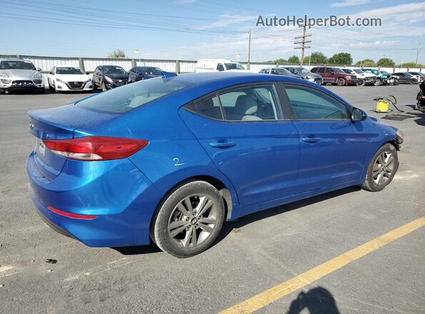 5NPD84LF0JH291654 2018 HYUNDAI ELANTRA Blue 