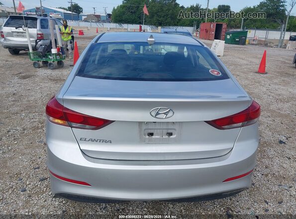 5NPD84LF2JH391125 2018 HYUNDAI ELANTRA Серебряный 