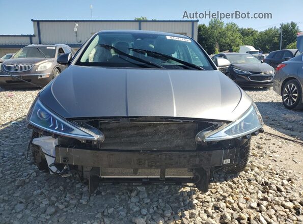 5NPD84LF2LH521925 2020 HYUNDAI ELANTRA Gray Front view