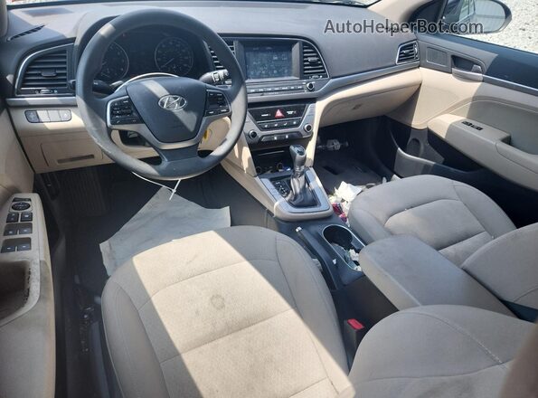 5NPD84LF3HH005807 2017 HYUNDAI ELANTRA Black Առջևի վահանակի տեսք