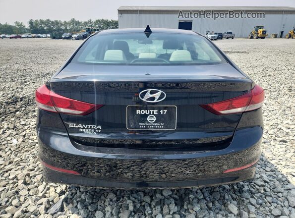 5NPD84LF3HH005807 2017 HYUNDAI ELANTRA Black Հետևի տեսք