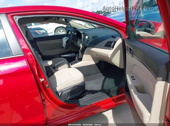 5NPD84LF3JH388685 2018 HYUNDAI ELANTRA Красный 