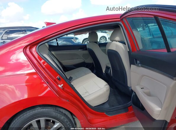 5NPD84LF3JH388685 2018 HYUNDAI ELANTRA Красный 