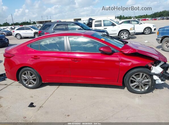 5NPD84LF3JH388685 2018 HYUNDAI ELANTRA Красный 