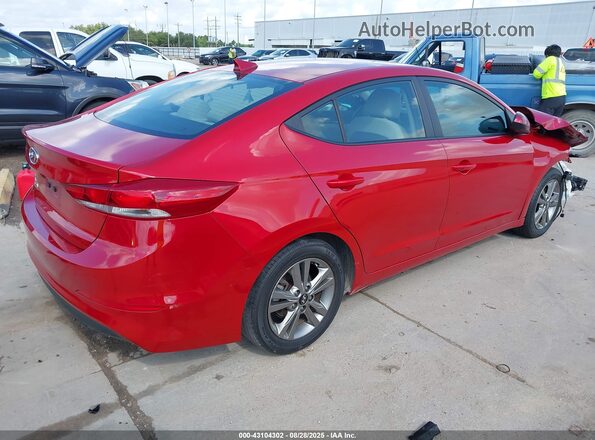 5NPD84LF3JH388685 2018 HYUNDAI ELANTRA Красный 
