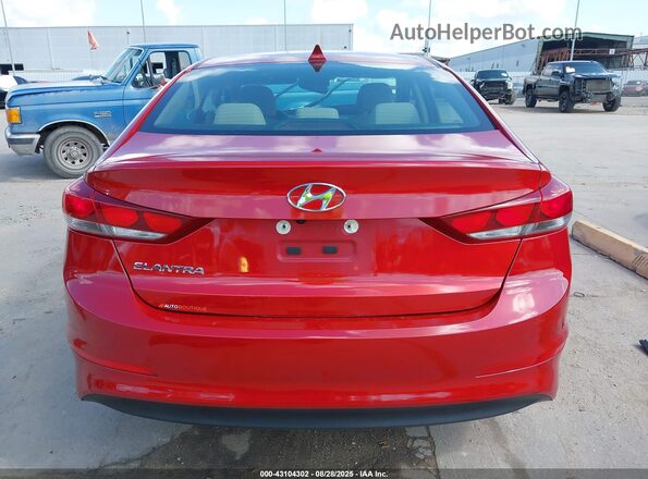 5NPD84LF3JH388685 2018 HYUNDAI ELANTRA Красный 