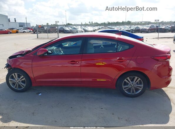 5NPD84LF3JH388685 2018 HYUNDAI ELANTRA Красный 