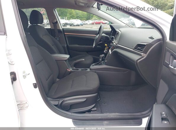 5NPD84LF3LH582569 2020 HYUNDAI ELANTRA White Вид салону спереду