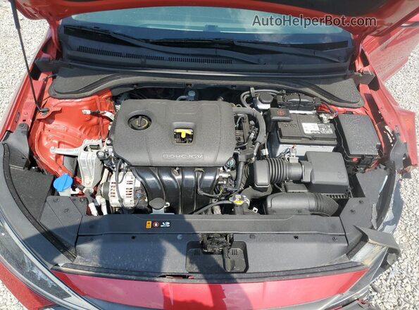 5NPD84LF3LH588257 2020 HYUNDAI ELANTRA Red Սալոնի հետևի տեսք