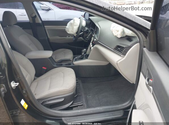 5NPD84LF5LH581732 2020 HYUNDAI ELANTRA Black Front interior view
