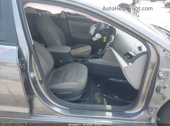 5NPD84LF6LH532913 2020 HYUNDAI ELANTRA Gray Вид салону спереду