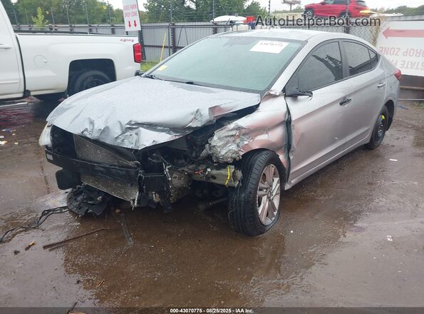 5NPD84LF6LH564809 2020 HYUNDAI ELANTRA Silver Առջևի ձախ երեք քառորդ տեսարան