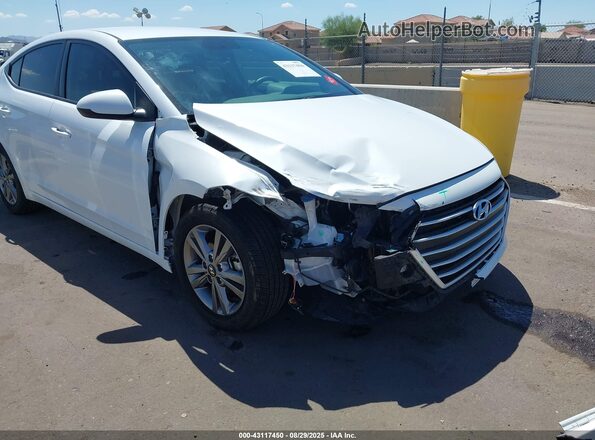 5NPD84LF7JH222444 2018 HYUNDAI ELANTRA Белый 