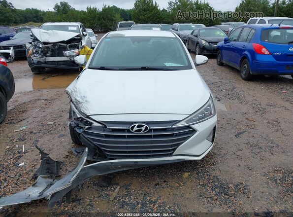 5NPD84LF7LH500729 2020 HYUNDAI ELANTRA White Vista del cuadro de instrumentos