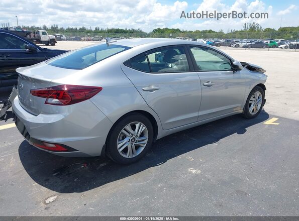 5NPD84LF9LH598713 2020 HYUNDAI ELANTRA Silver Rear right