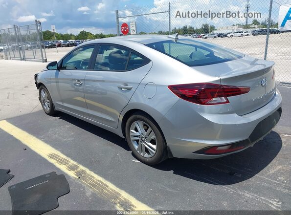 5NPD84LF9LH598713 2020 HYUNDAI ELANTRA Silver Rear left