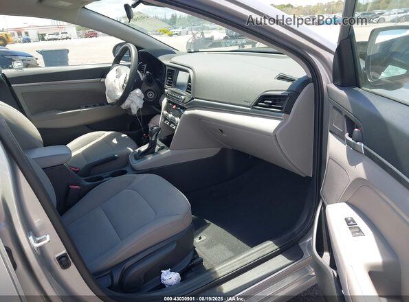 5NPD84LF9LH598713 2020 HYUNDAI ELANTRA Silver Front interior view