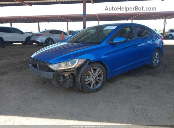 5NPD84LFXHH030753 2017 HYUNDAI ELANTRA Blue 