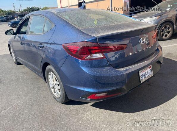 5NPD94LA1LH582894 2020 HYUNDAI ELANTRA  Вид салону спереду