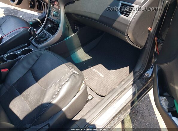 5NPDH4AE0GH694455 2016 HYUNDAI ELANTRA Black წინა სალონის ხედი