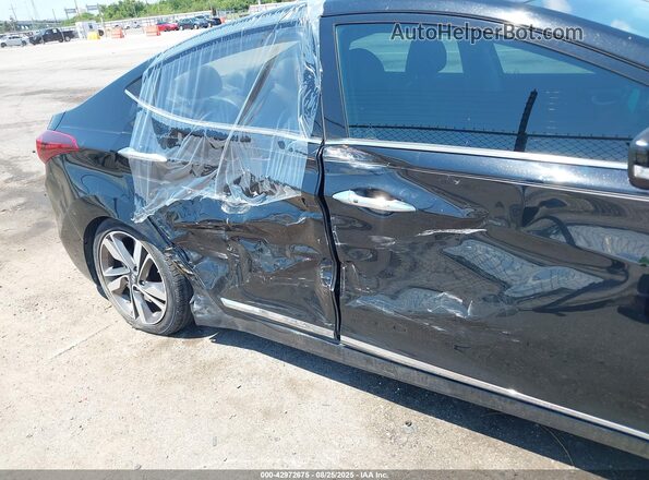 5NPDH4AE0GH694455 2016 HYUNDAI ELANTRA Black წინა ხედი