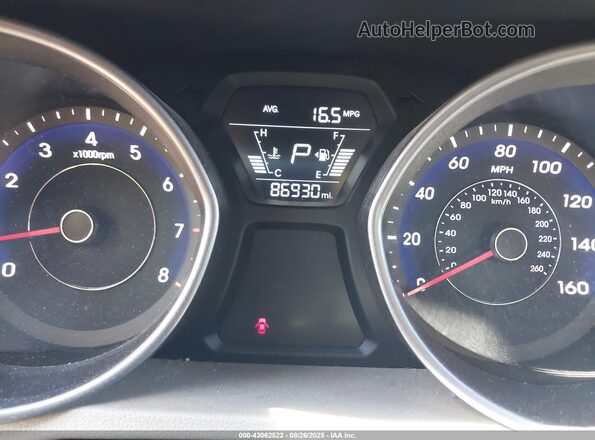 5NPDH4AE5GH664349 2016 HYUNDAI ELANTRA White 
