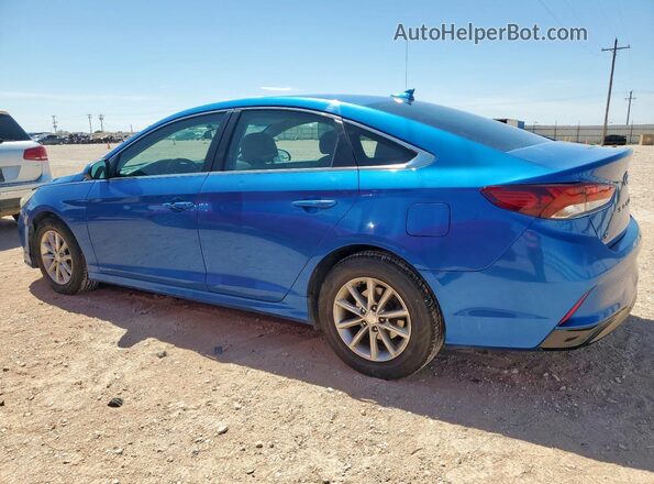 5NPE24AF6JH601444 2018 HYUNDAI SONATA Blue 