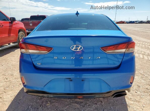5NPE24AF6JH601444 2018 HYUNDAI SONATA Blue 