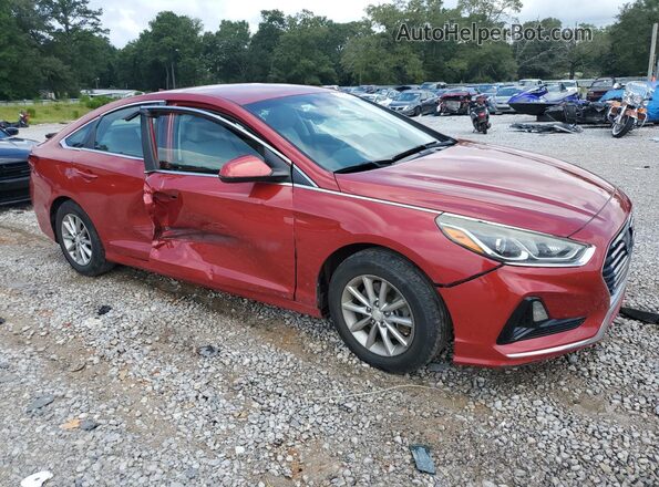 5NPE24AF7JH617622 2018 HYUNDAI SONATA Бордовый 
