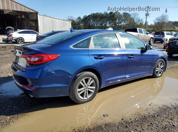 5NPE24AF8HH589050 2017 HYUNDAI SONATA Blue 