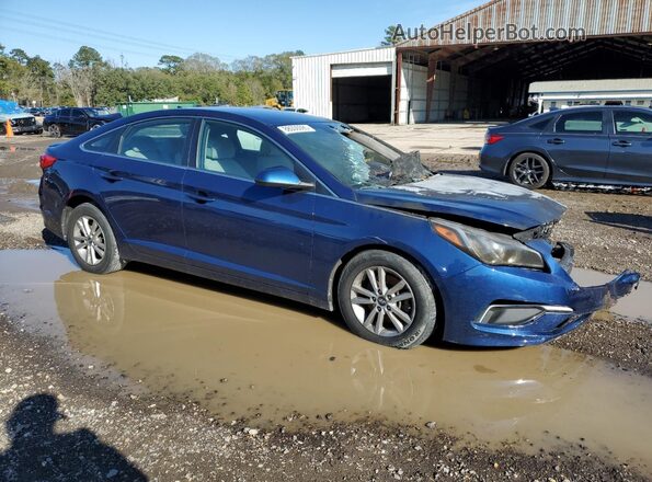 5NPE24AF8HH589050 2017 HYUNDAI SONATA Blue 