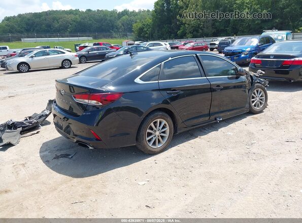 5NPE24AF8KH731937 2019 HYUNDAI SONATA Black Задня права чверть