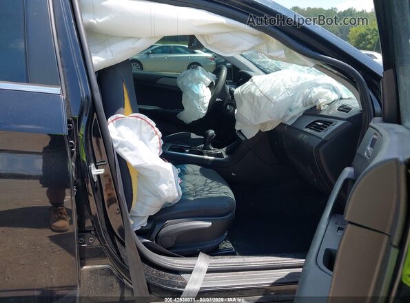5NPE24AF8KH731937 2019 HYUNDAI SONATA Black Вид салону спереду