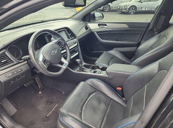 5NPE34AB5JH659832 2018 HYUNDAI SONATA Black 