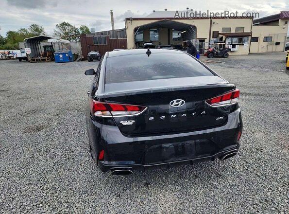 5NPE34AB5JH659832 2018 HYUNDAI SONATA Black 