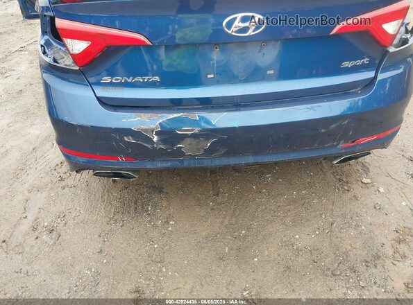 5NPE34AF5HH559405 2017 HYUNDAI SONATA Blue 