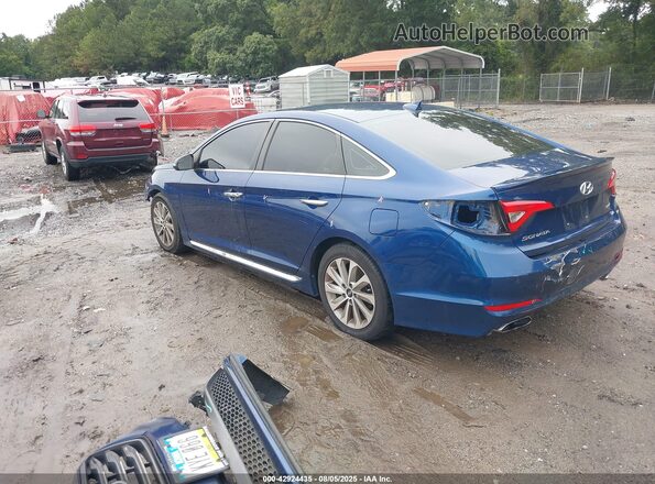 5NPE34AF5HH559405 2017 HYUNDAI SONATA Blue 