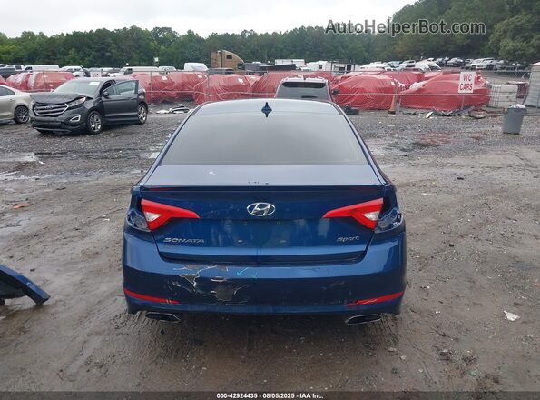 5NPE34AF5HH559405 2017 HYUNDAI SONATA Blue 