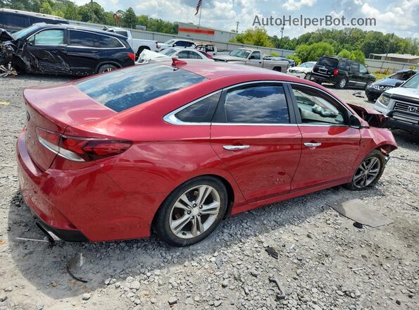 5NPE34AF5JH638594 2018 HYUNDAI SONATA Red 