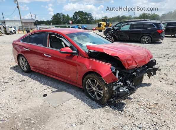 5NPE34AF5JH638594 2018 HYUNDAI SONATA Red 